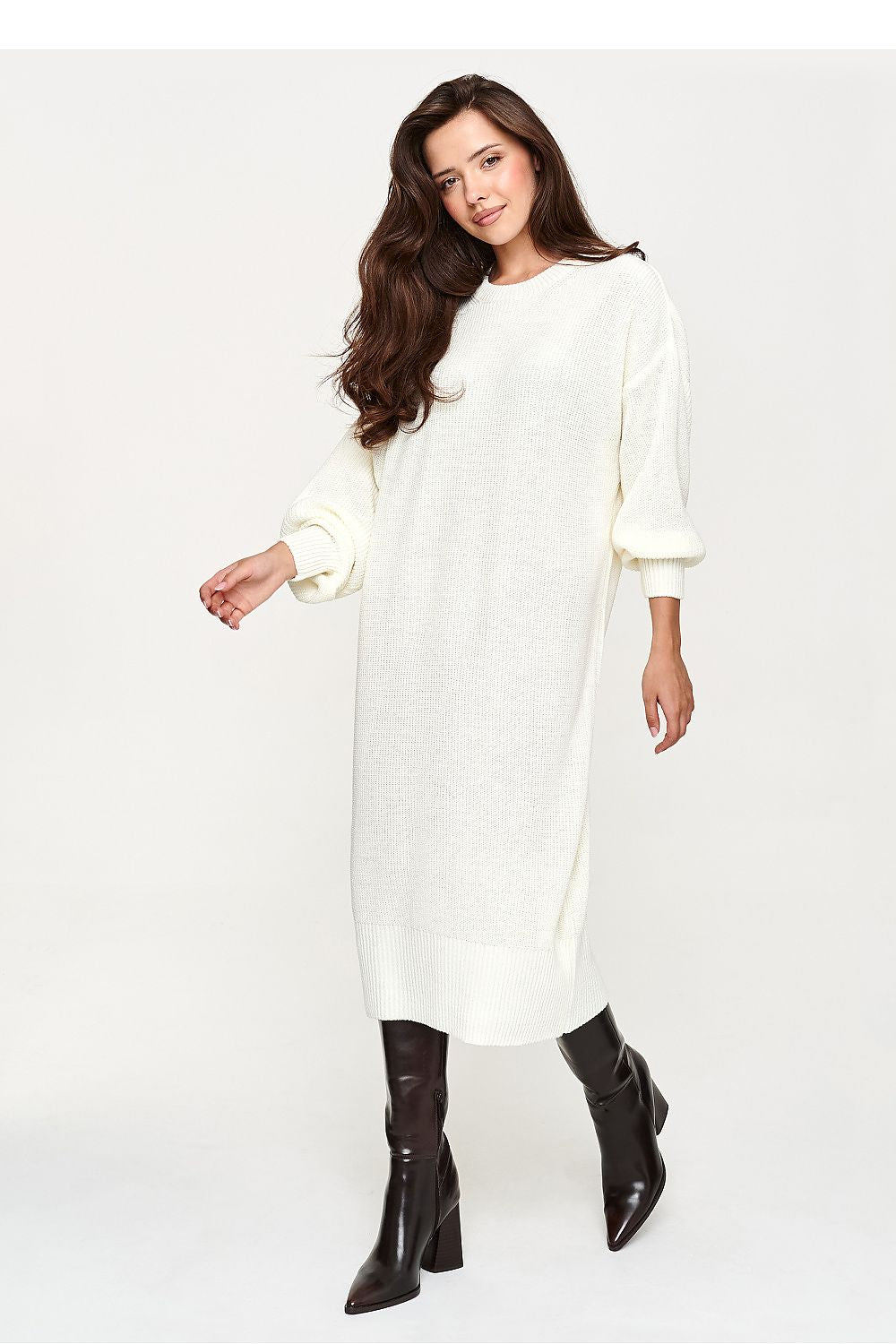 Women's Oversized Sweater Midi Dress – view 8
