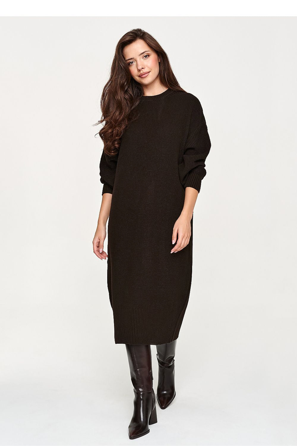 Women's Oversized Sweater Midi Dress – view 11