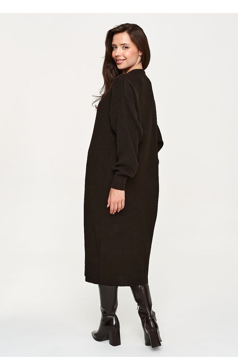 Women's Oversized Sweater Midi Dress – view 12