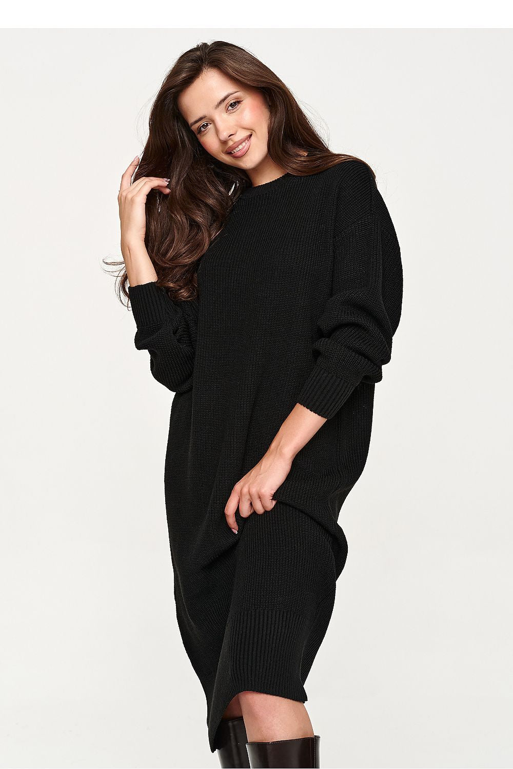 Women's Oversized Sweater Midi Dress – view 13
