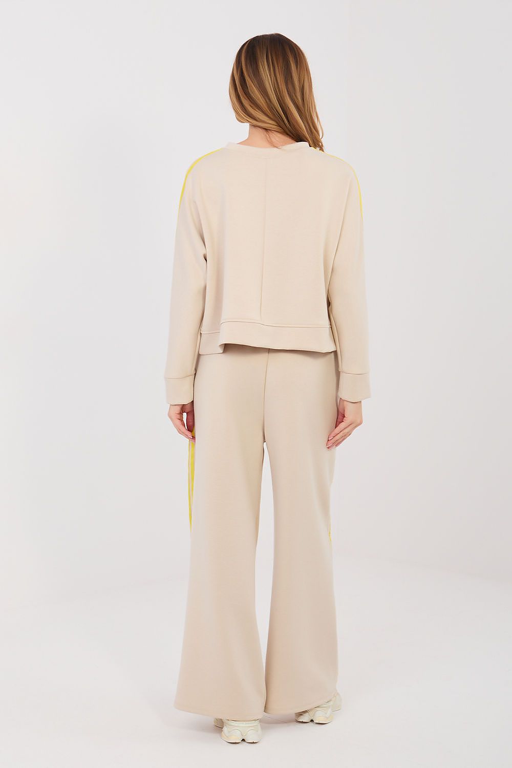 Women's Striped Hoodie & Wide-Leg Pants Tracksuit Set – view 23