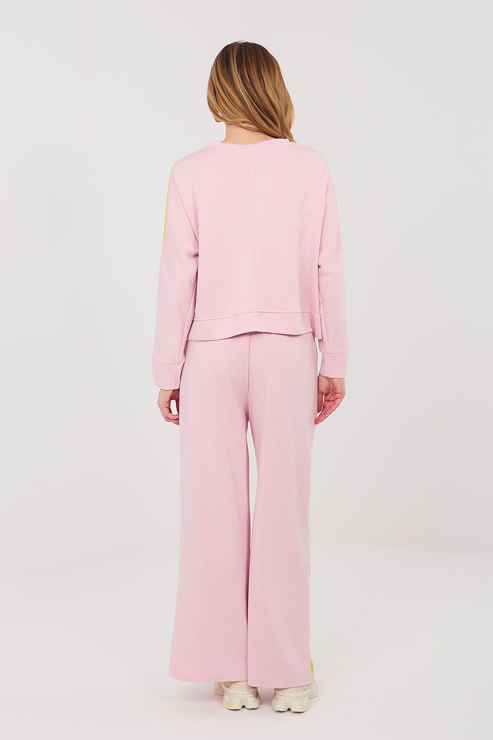 Women's Striped Hoodie & Wide-Leg Pants Tracksuit Set – view 26