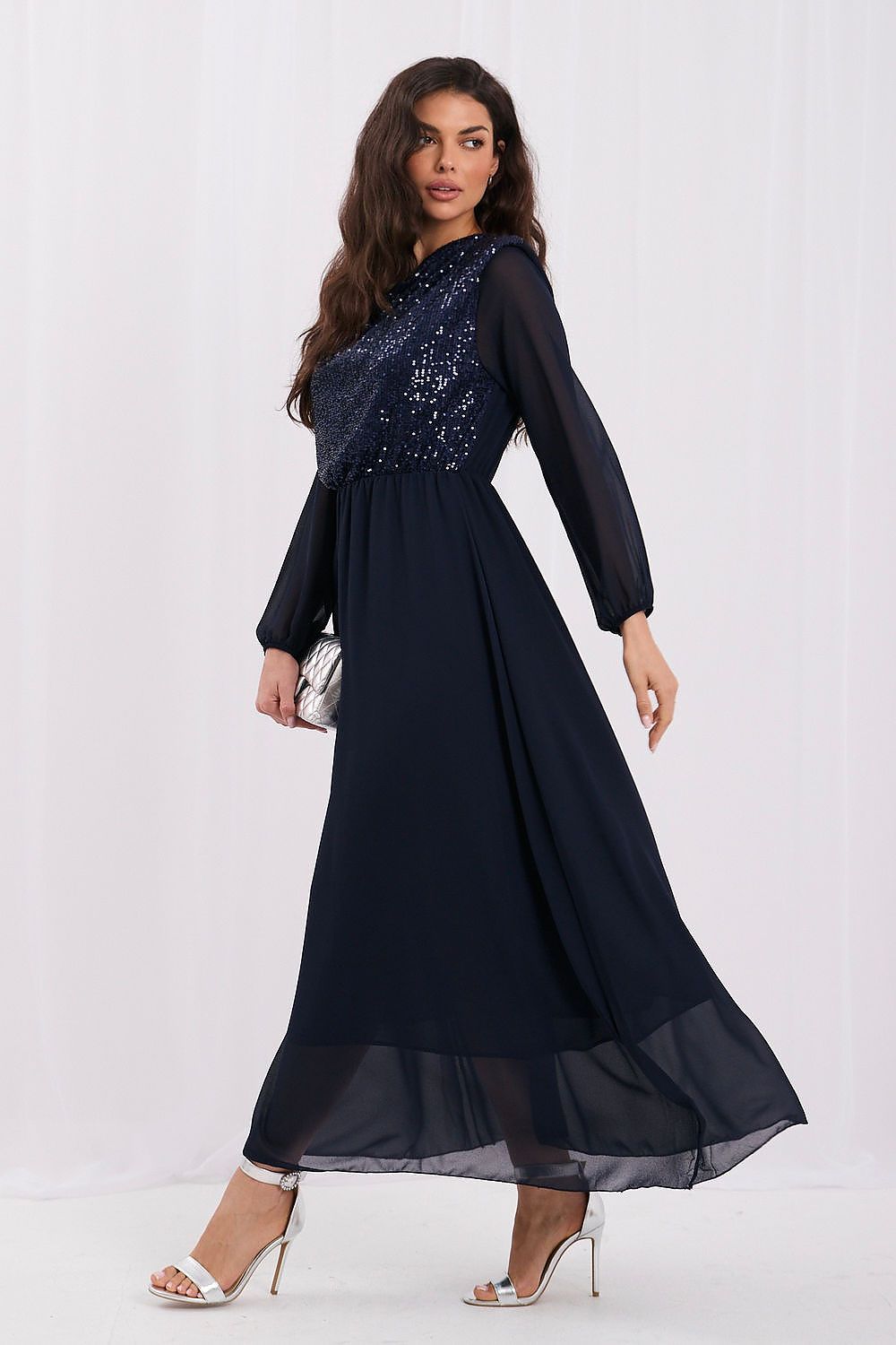 Women's Sequin Maxi Evening Dress – view 2