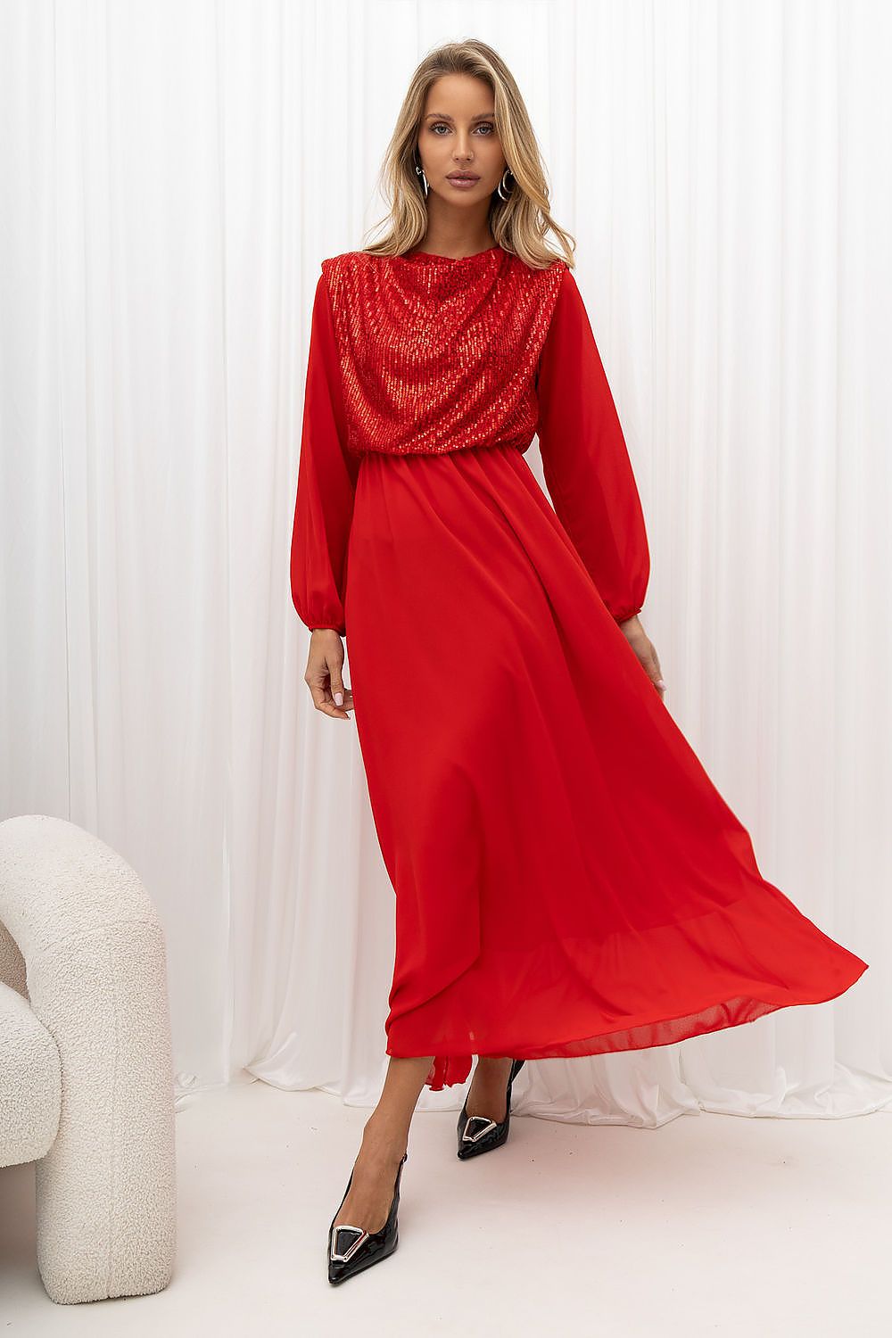 Women's Sequin Maxi Evening Dress – view 4