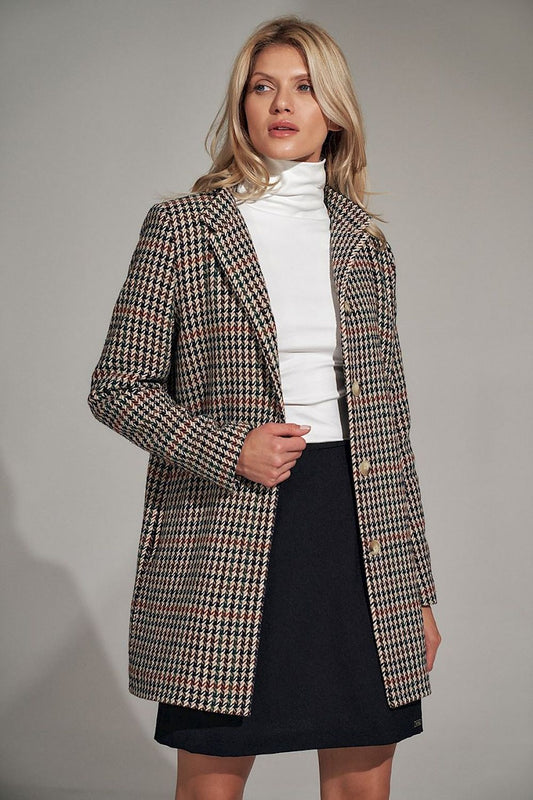 Figl stand-up collar coat  Shop One Place