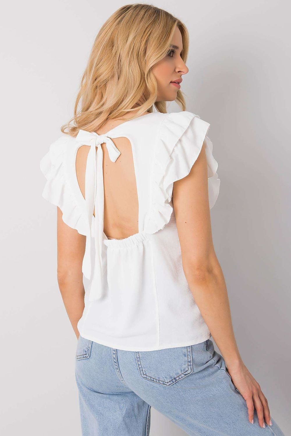 Och Bella Short Frill Sleeve Blouse