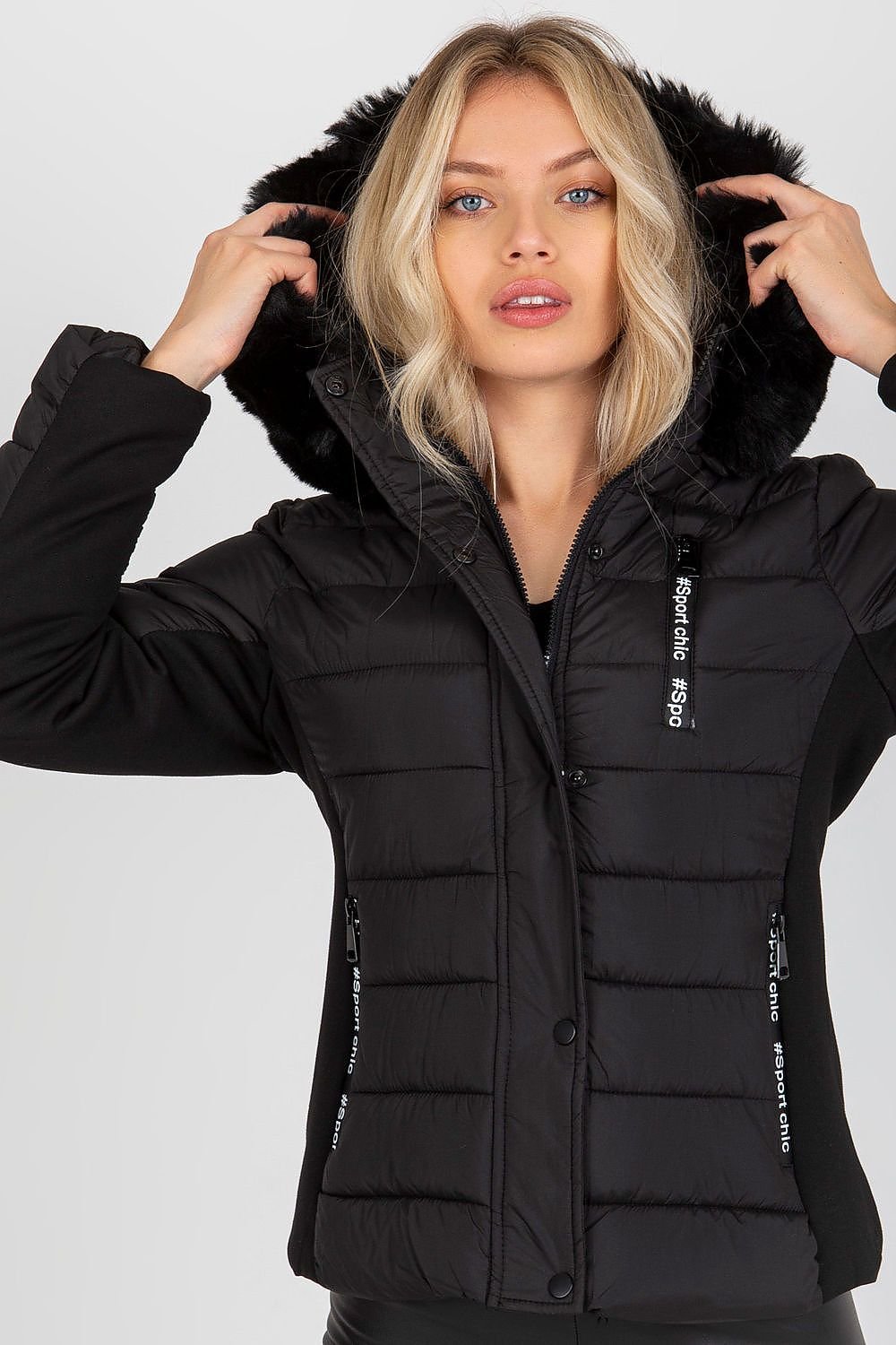 Long-sleeved Quilted Down Jacket