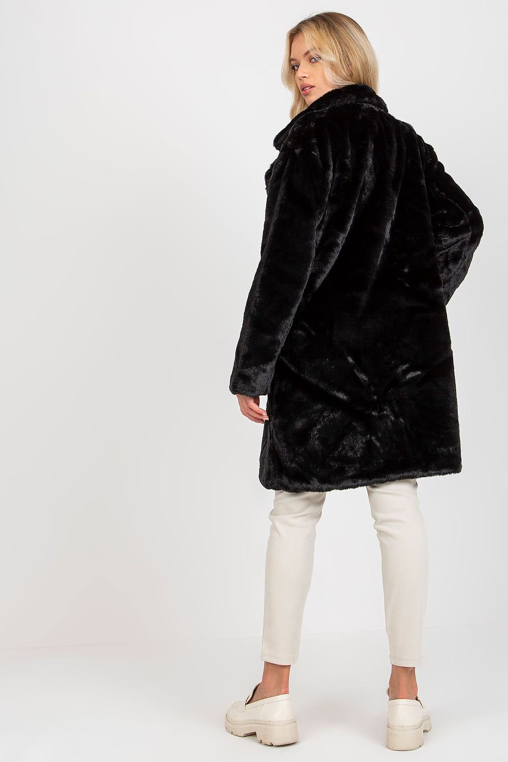 Och Bella Classic Faux Fur Coat