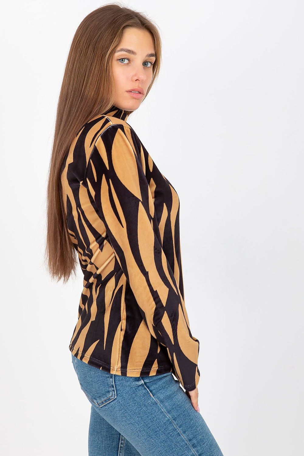 Rue Paris Velour Blouse