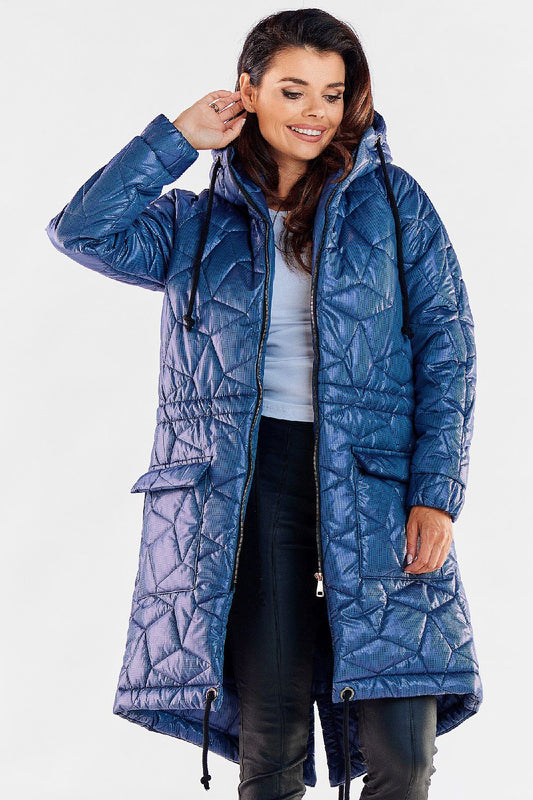 Awama Hooded Quilted Jacket