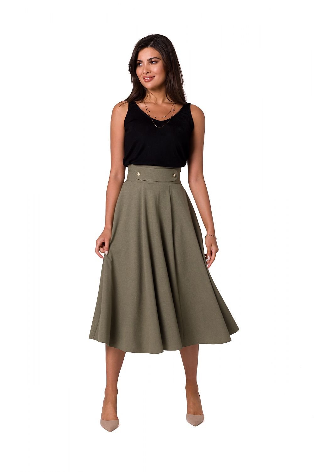 BeWear Flared Midi Skirt  Shop One Place