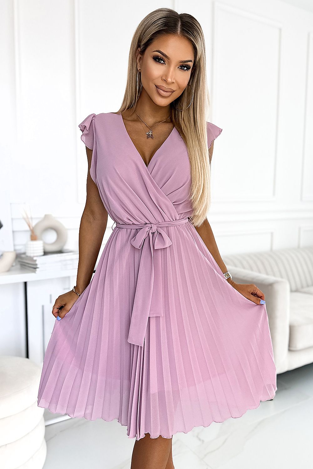 Numoco Pleated Dress