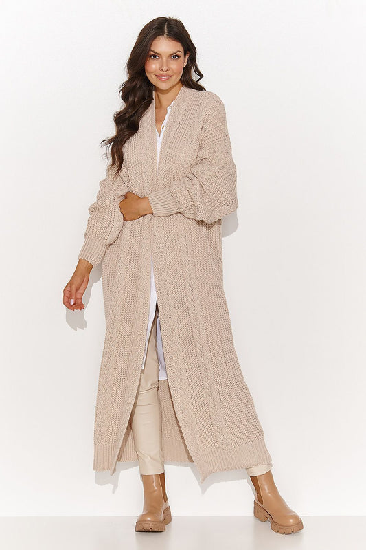 Long Open Front Cardigan with Ribbed Cuffs - Perfect for Fall/Winter  Shop One Place