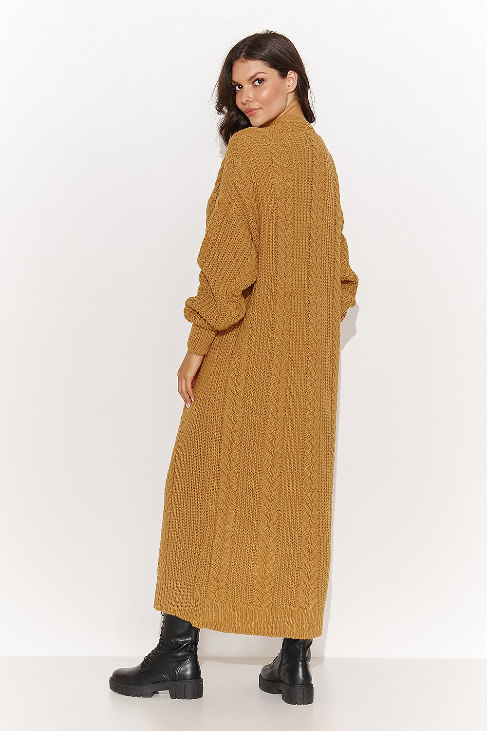 Long Open Front Cardigan with Ribbed Cuffs - Perfect for Fall/Winter  Shop One Place