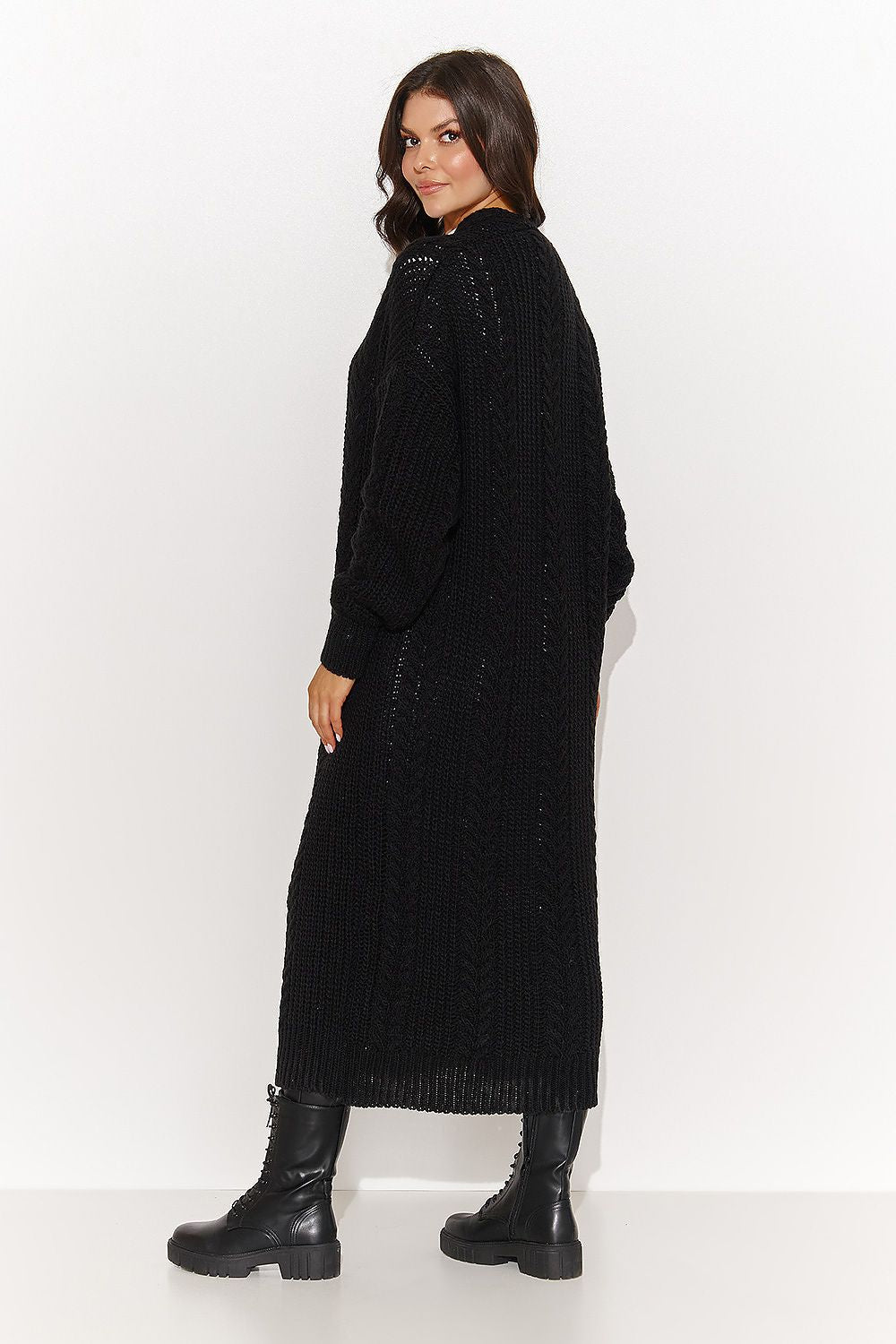 Long Open Front Cardigan with Ribbed Cuffs - Perfect for Fall/Winter  Shop One Place
