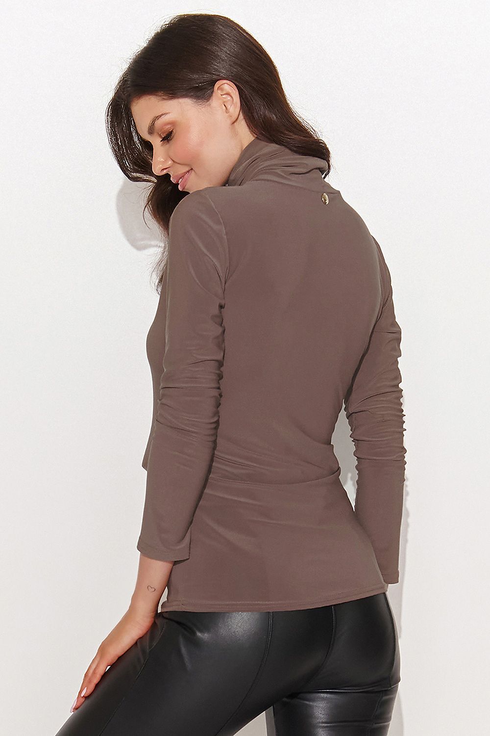 Women's Turtleneck Long Sleeve Blouse – view 3