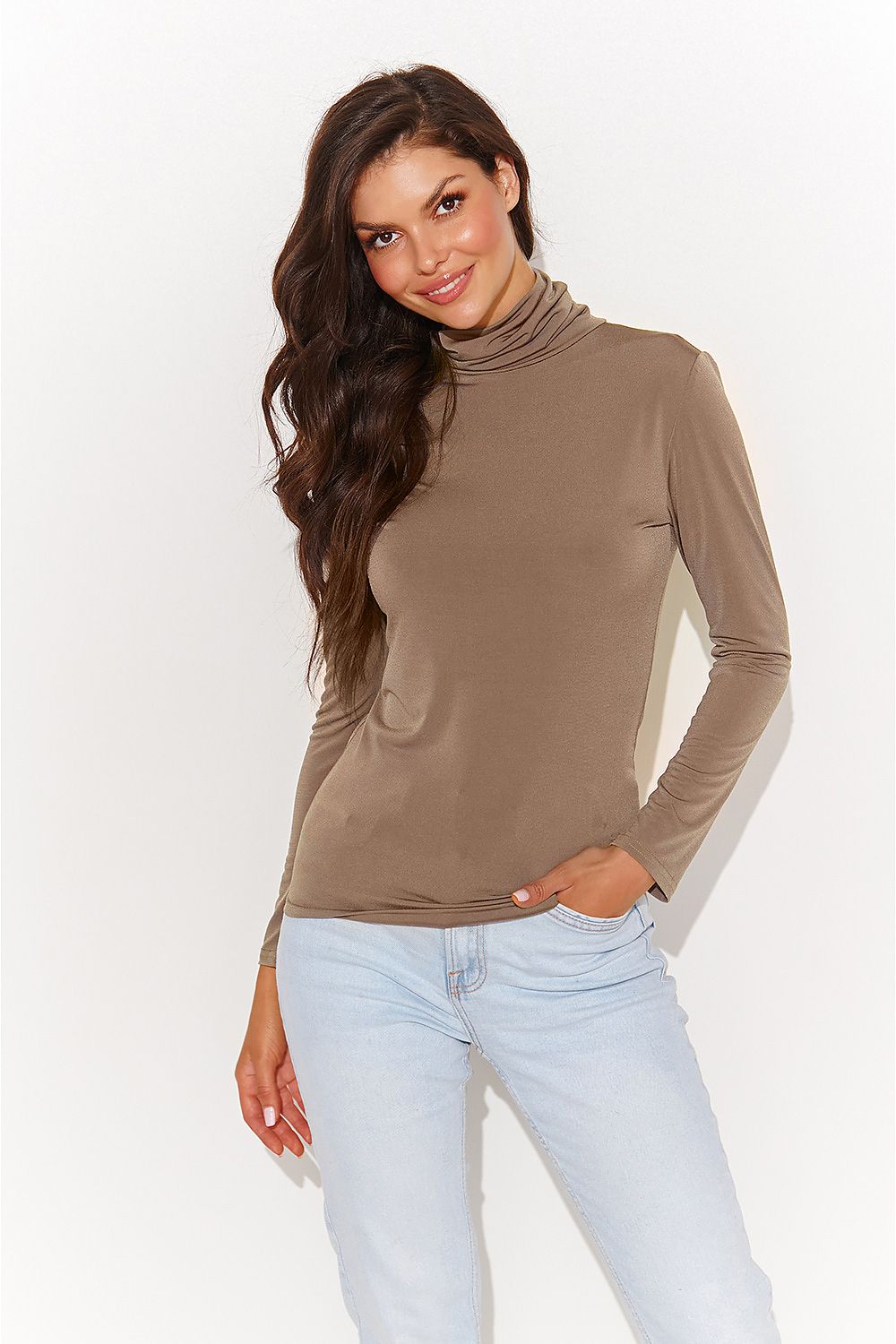 Women's Turtleneck Long Sleeve Blouse – view 16