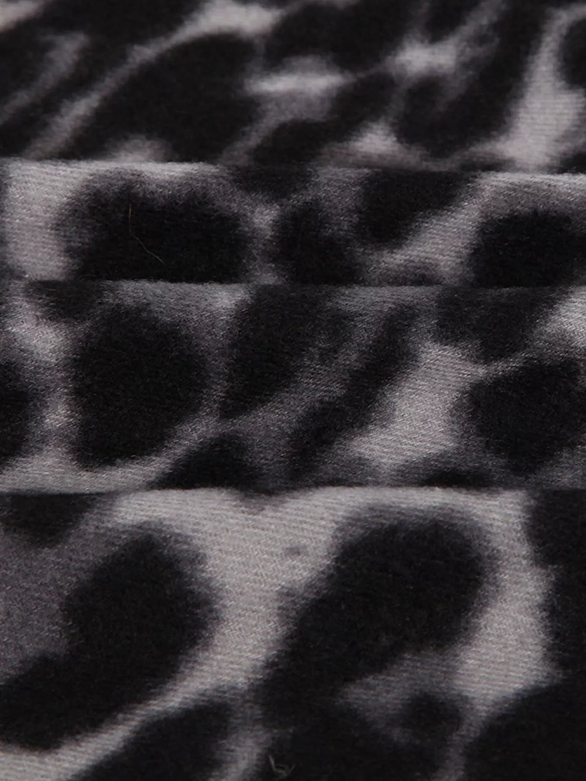 Leopard Print Fringe Scarf – view 7