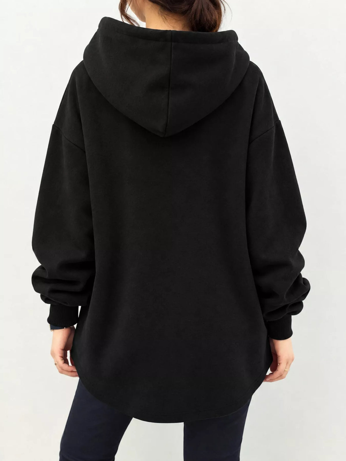 Women's Oversized Drawstring Hoodie – view 3