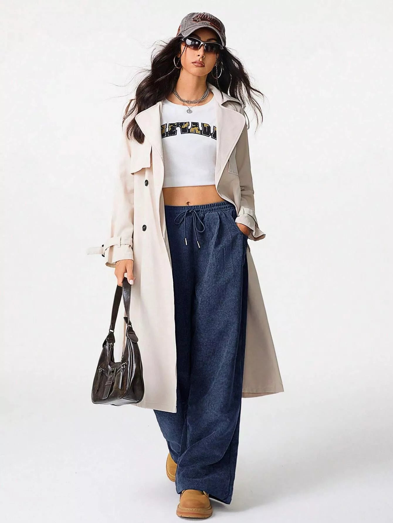 Corduroy Wide Leg Pants  Shop One Place
