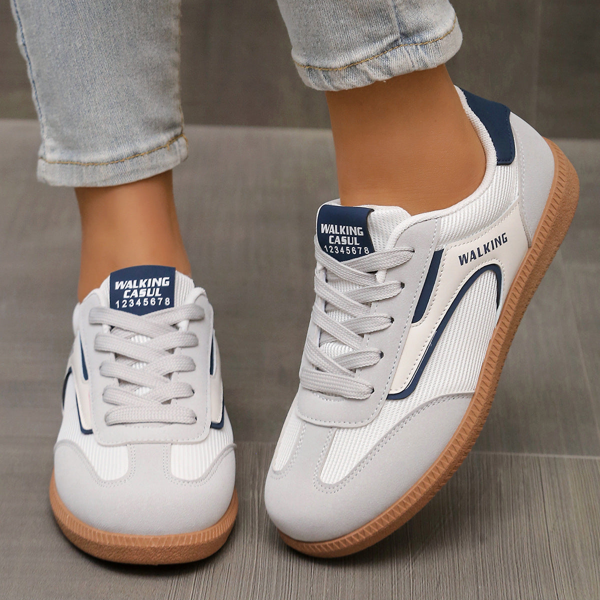 Lace Up Round Toe Sneakers  Shop One Place