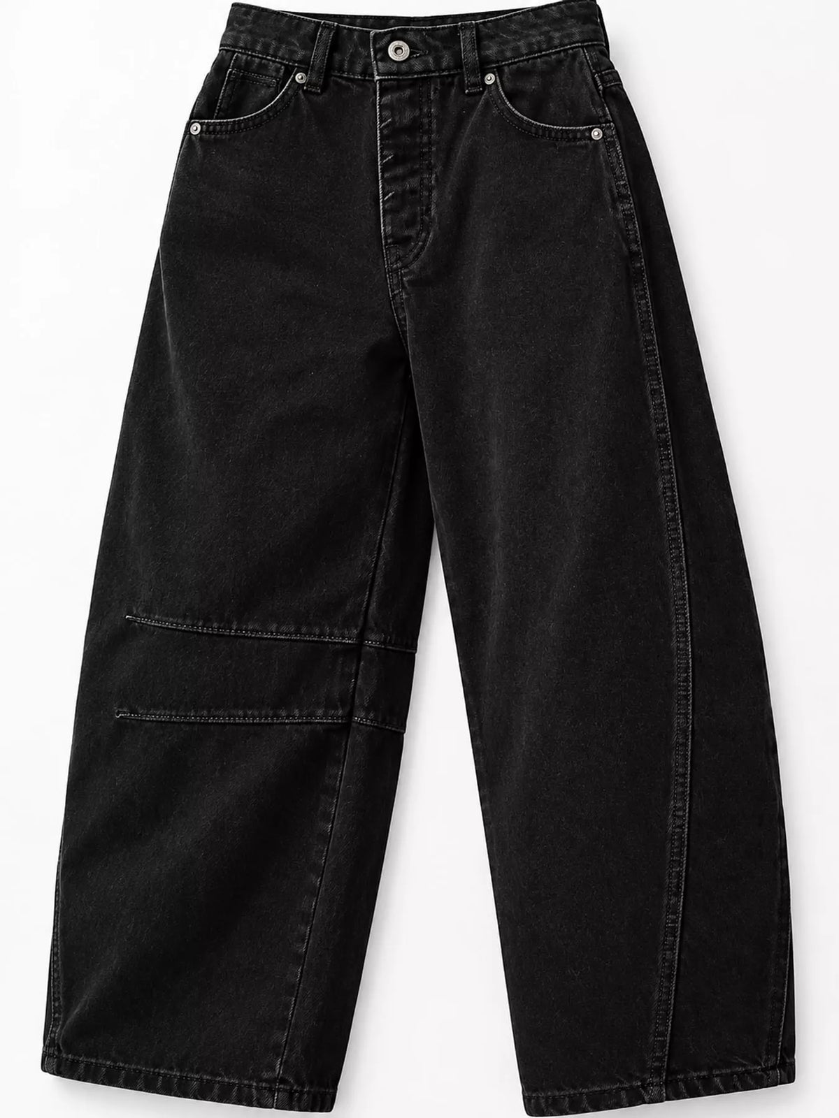 Women's High-Waist Barrel-Leg Jeans – view 13