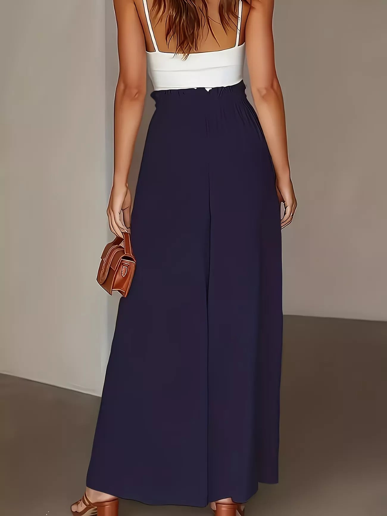 High Waist Wide Leg Pants  Shop One Place