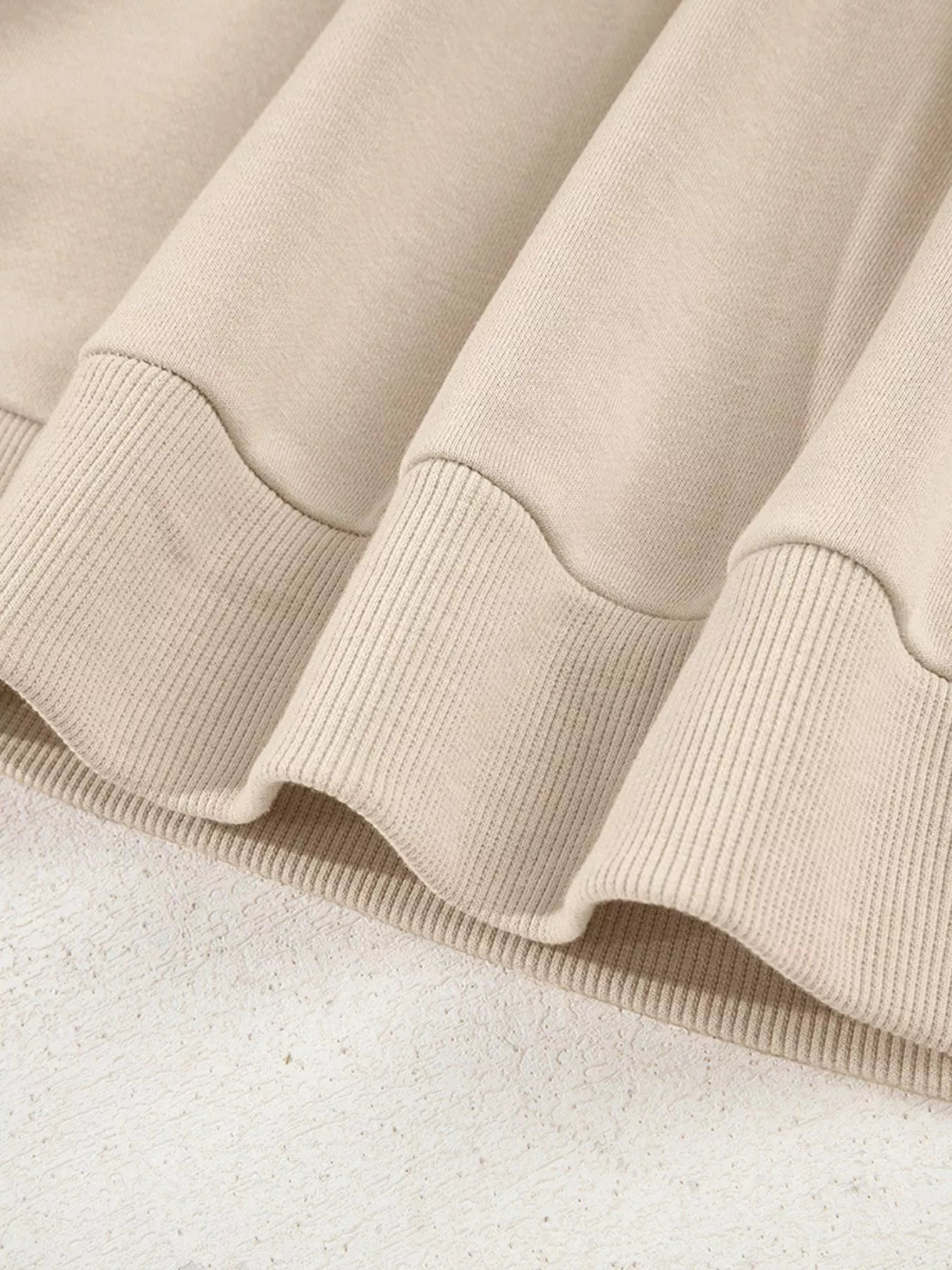 Notched Raglan Sleeve Sweatshirt  Shop One Place