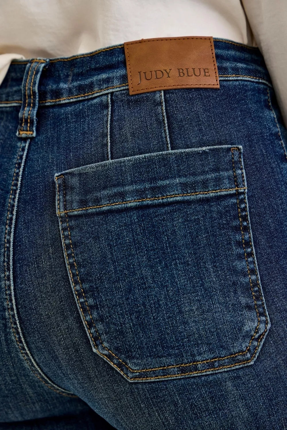 Judy Blue High Waist Wide Crop Utility Jeans with Patch Pocket  Shop One Place