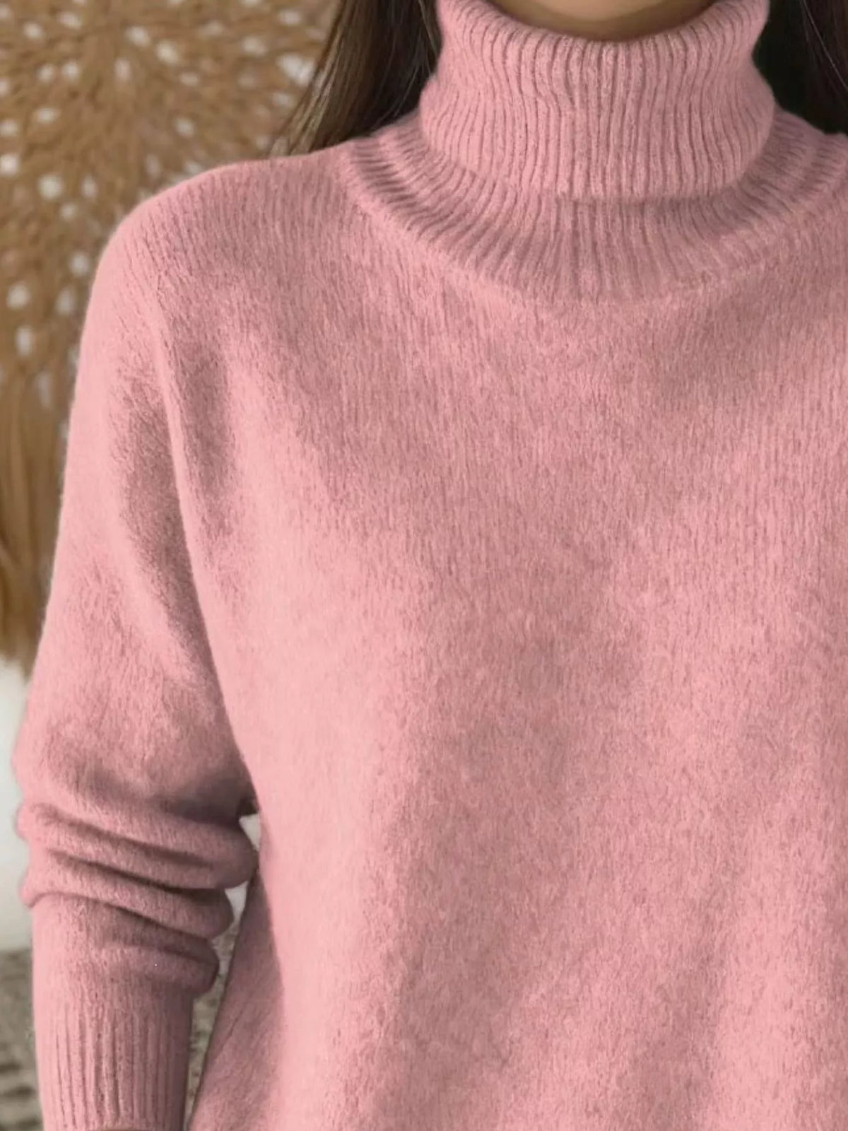 Women's Turtleneck Long Sleeve Sweater – view 18