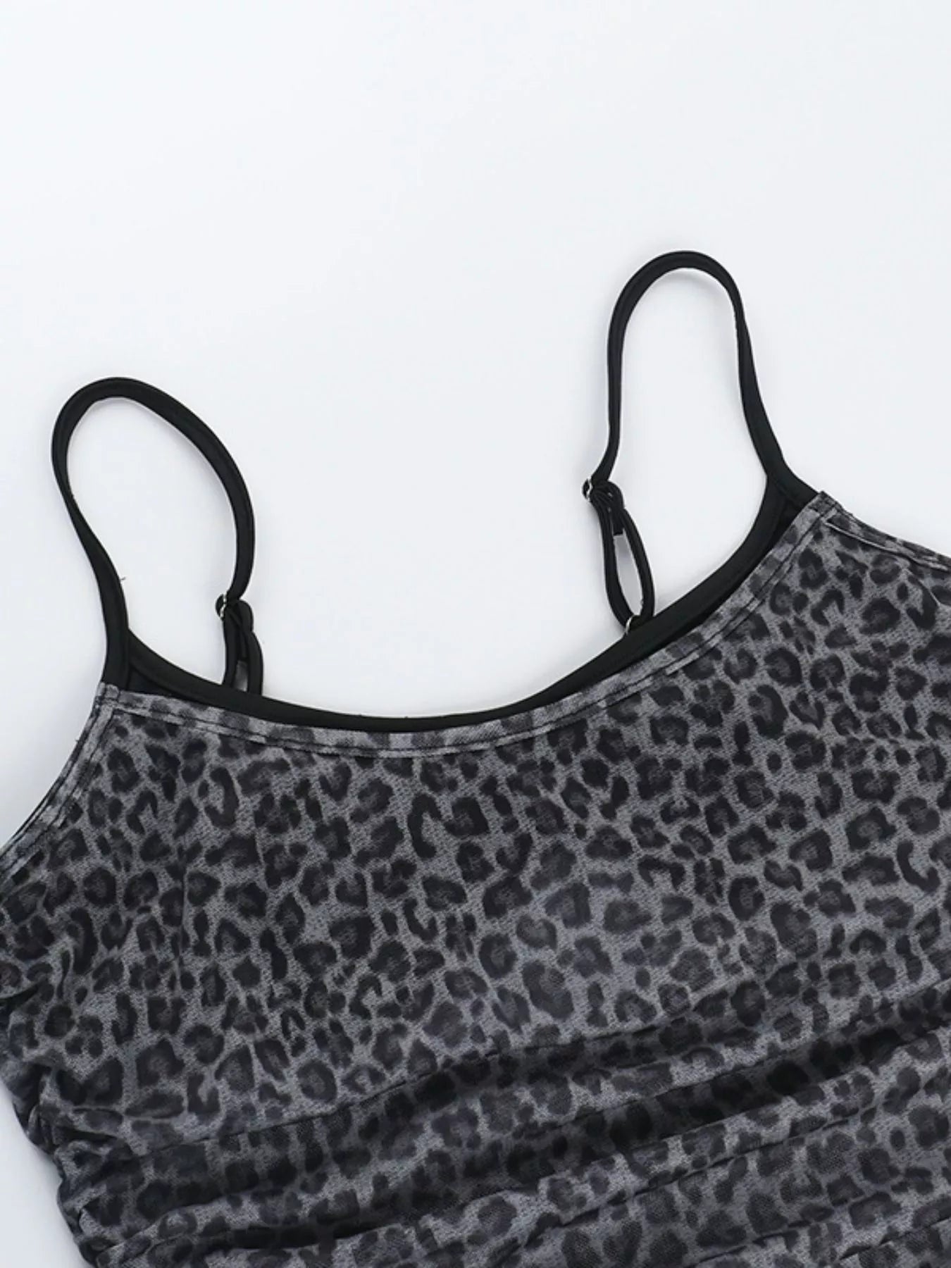 Sheer Leopard Print Cami  Shop One Place