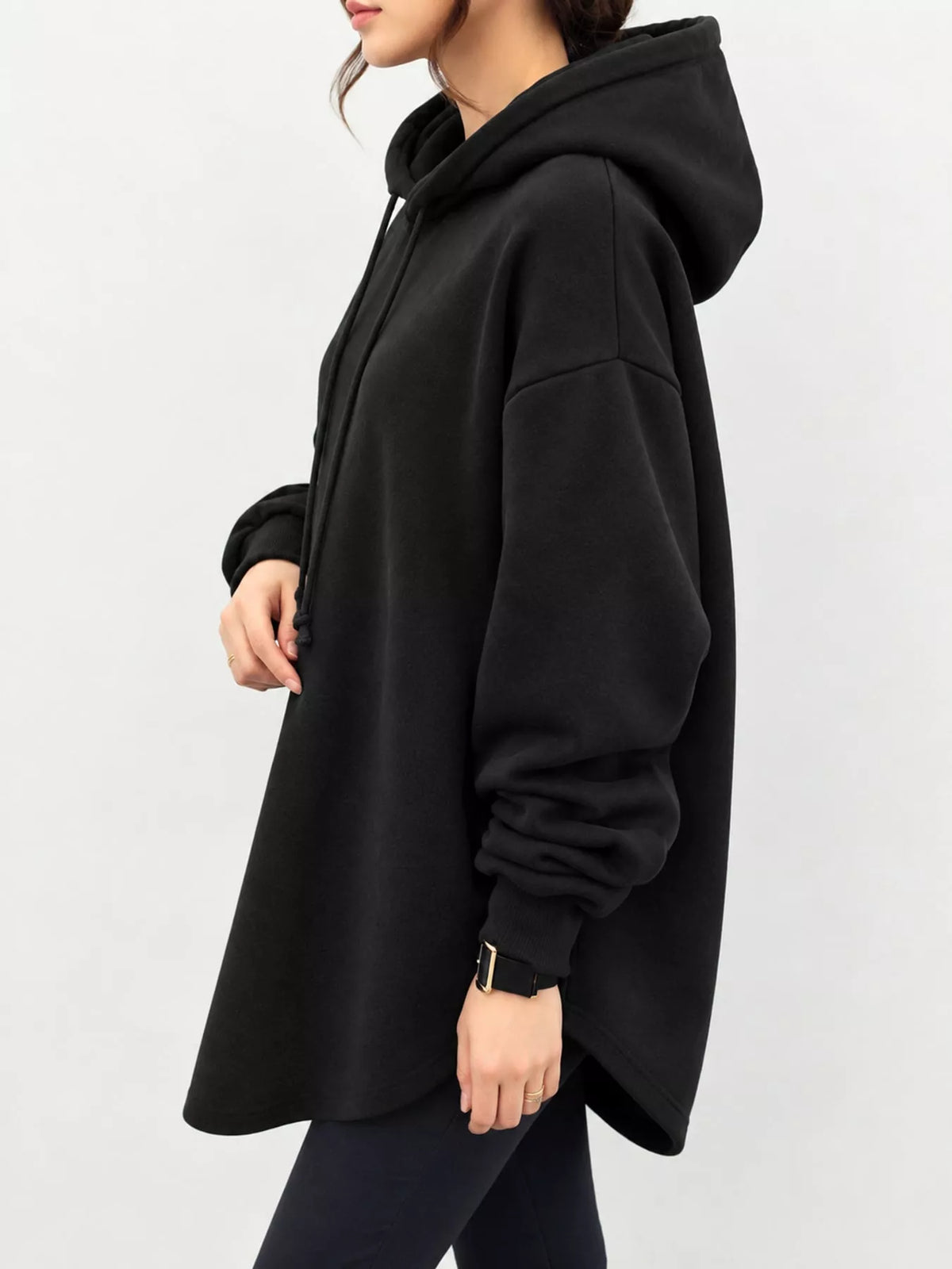 Women's Oversized Drawstring Hoodie – view 2