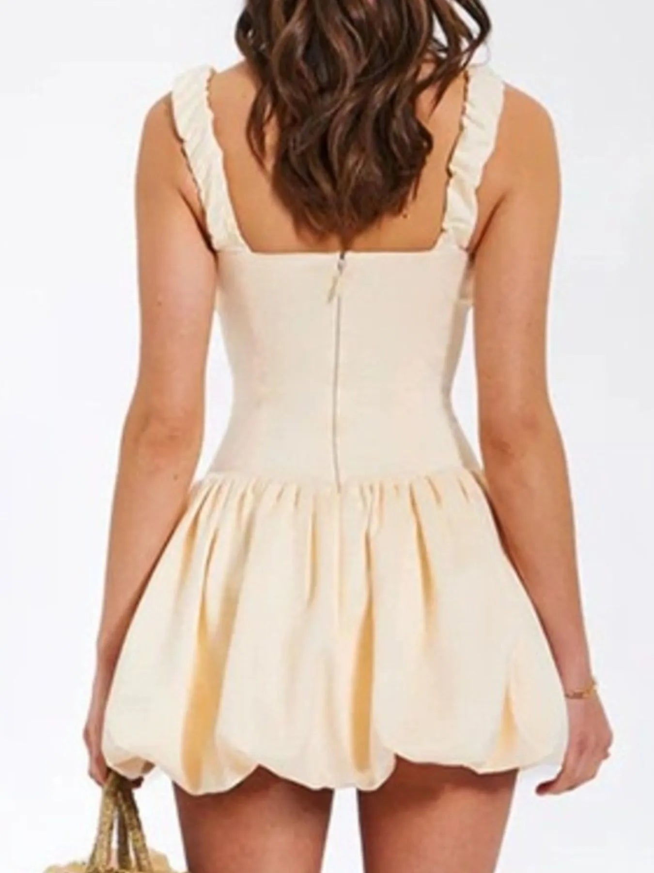 Bubble Hem Mini Dress  Shop One Place