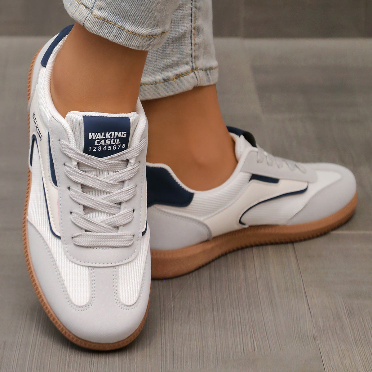 Lace Up Round Toe Sneakers  Shop One Place