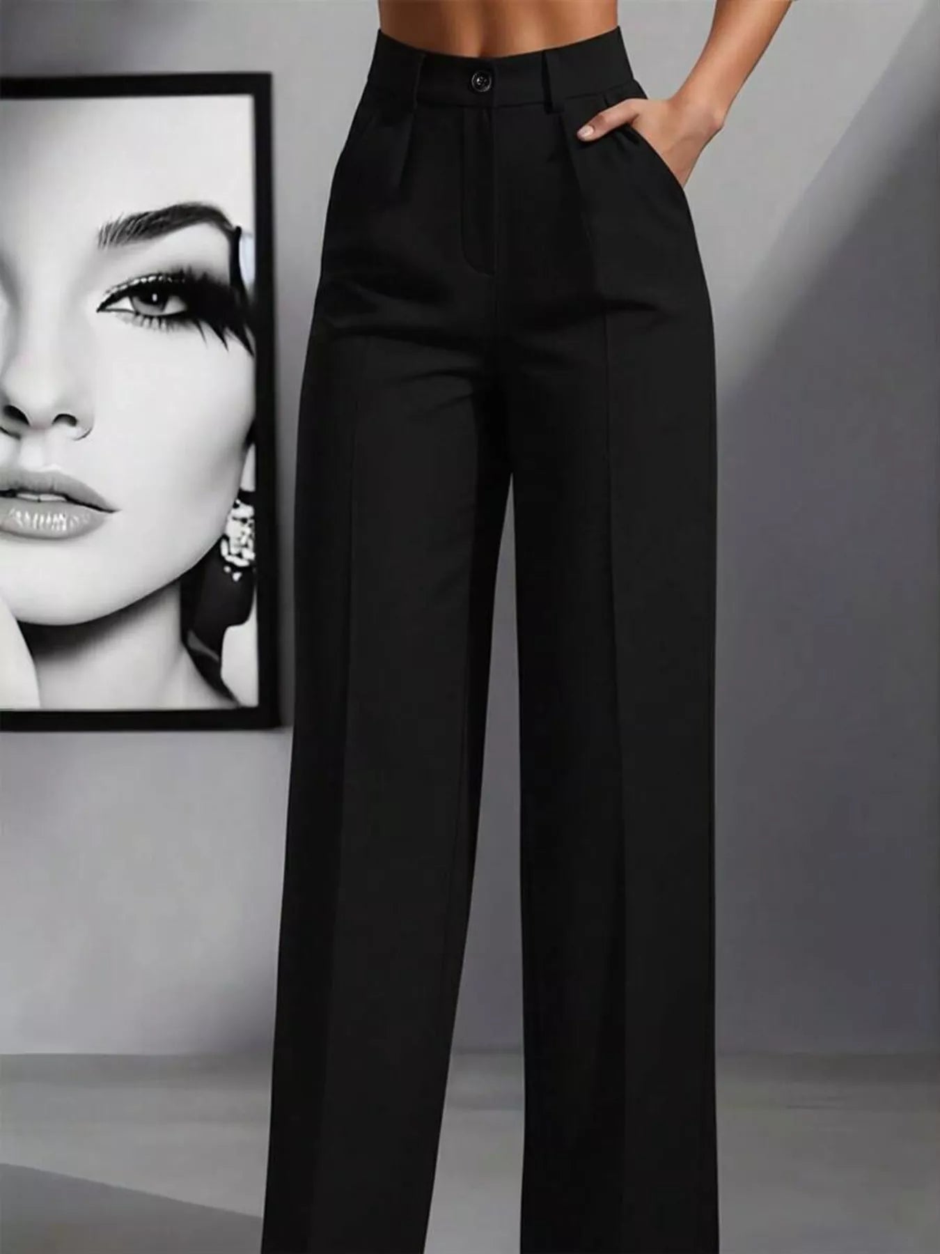 High-Waisted Wide Leg Pants  Shop One Place