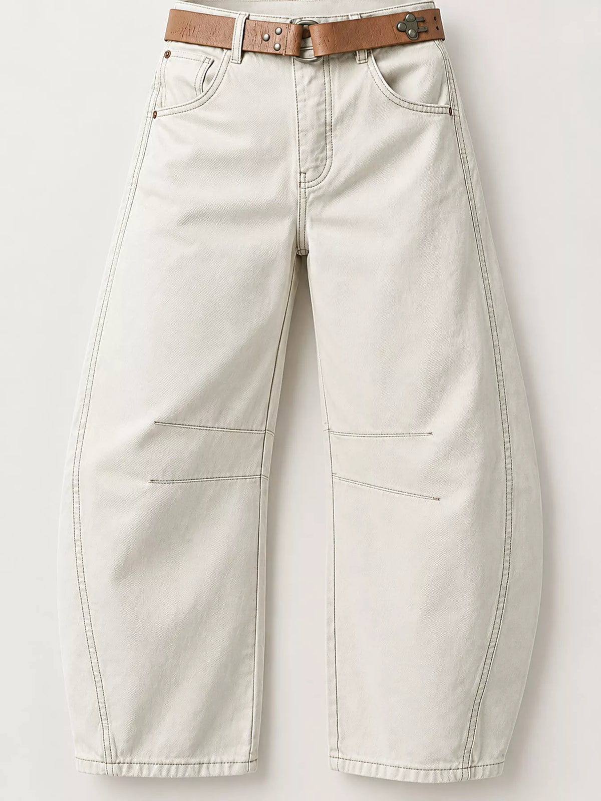 Women's High-Waist Barrel-Leg Jeans – view 18