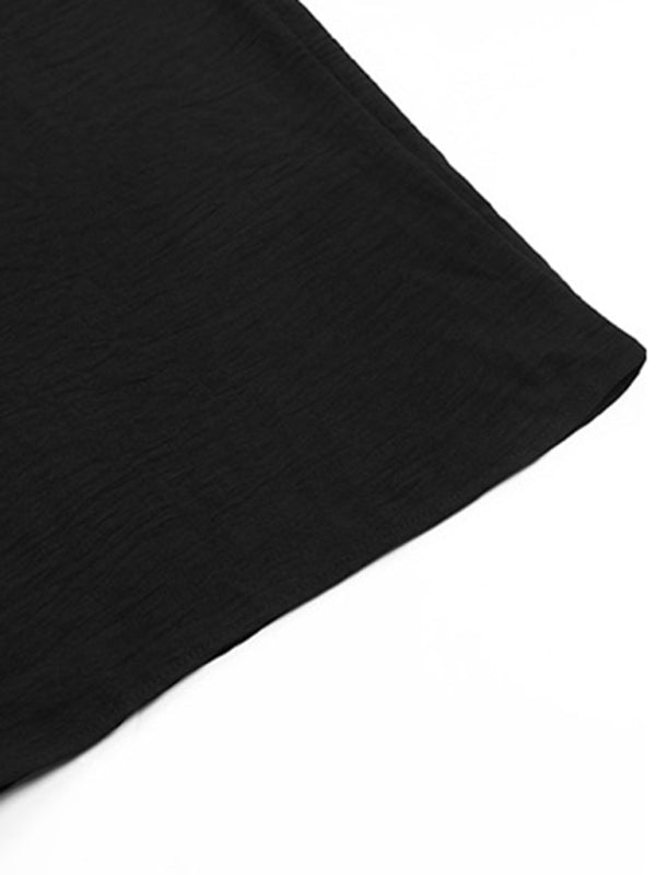 women's summer high waist wide leg casual pants with belt  Shop One Place