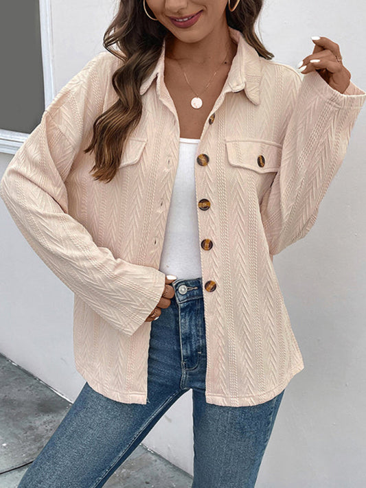 Women's New Lapel Casual Cardigan Jacket  Shop One Place