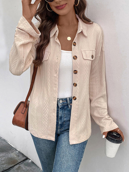 Women's New Lapel Casual Cardigan Jacket  Shop One Place