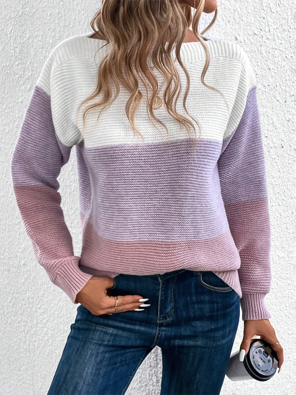 Loose crew neck sweater  Shop One Place