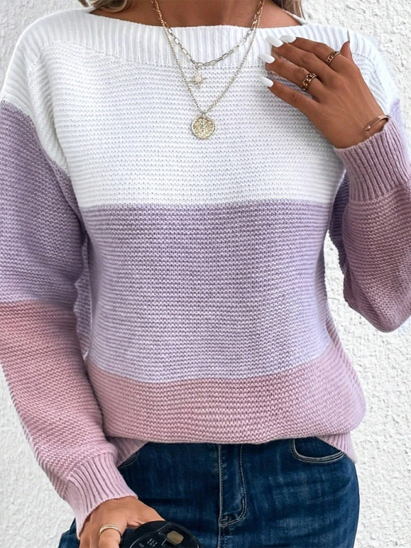 Loose crew neck sweater  Shop One Place