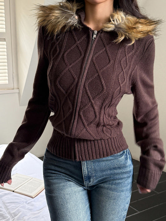 Casual simple style hooded sweater  Shop One Place