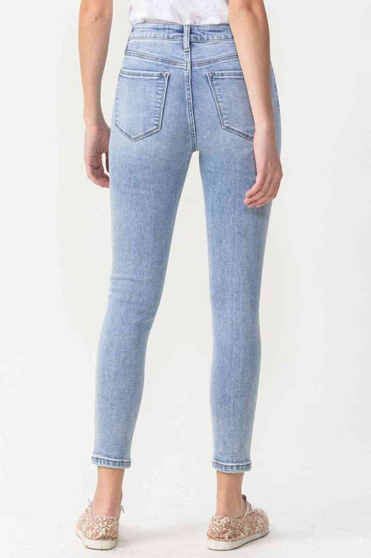 Lovervet Full Size Talia High Rise Crop Skinny Jeans  Shop One Place
