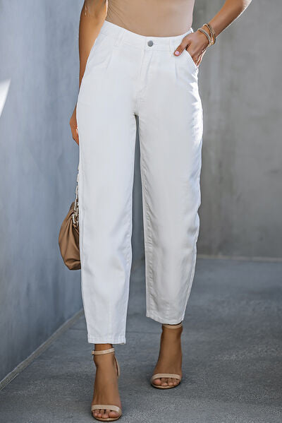 High-Waist Straight Jeans  Shop One Place