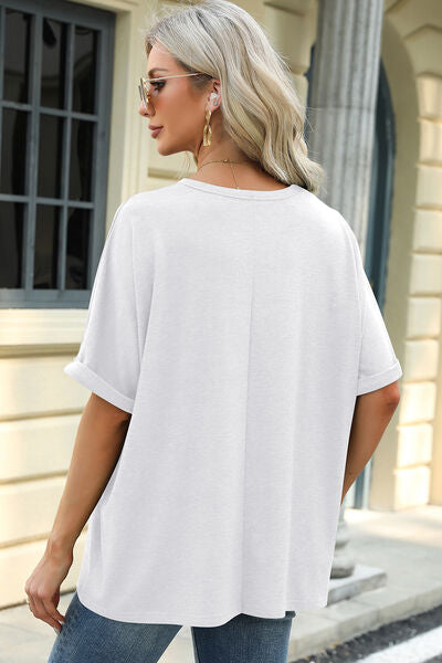 Round Neck Half Sleeve T-Shirt  Shop One Place