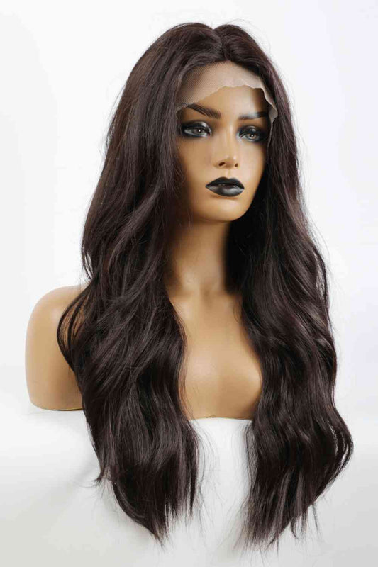 13*2" Lace Front Wigs Synthetic Long Wave 26" Heat Safe 150% Density in Brown  Shop One Place