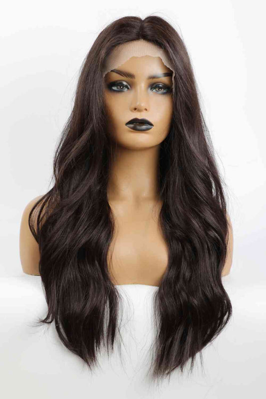 13*2" Lace Front Wigs Synthetic Long Wave 26" Heat Safe 150% Density in Brown  Shop One Place