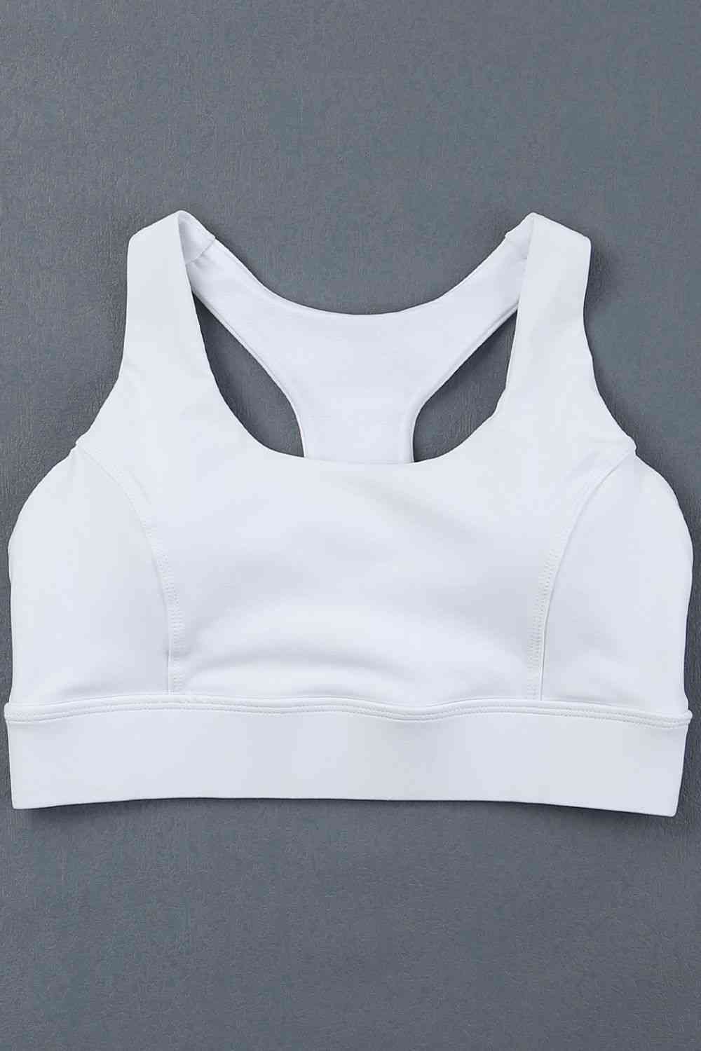 Racerback Push Up Sports Bra