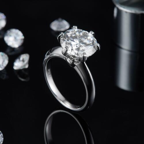 5 Carat Moissanite 925 Sterling Silver Ring  Shop One Place