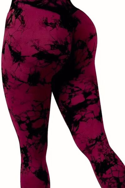 Printed High Waist Active Pants